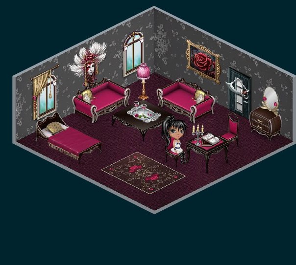 Красивые комнаты в Аватарии
